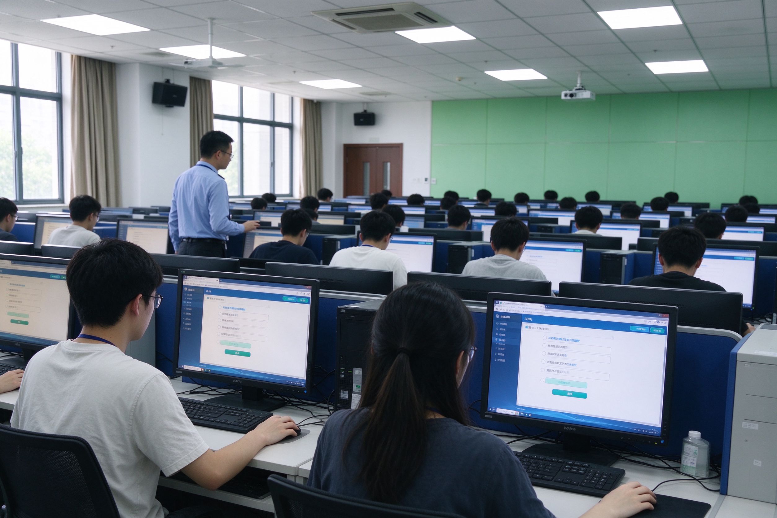 无纸化机考考场